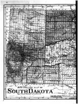 South Dakota State Map - Left